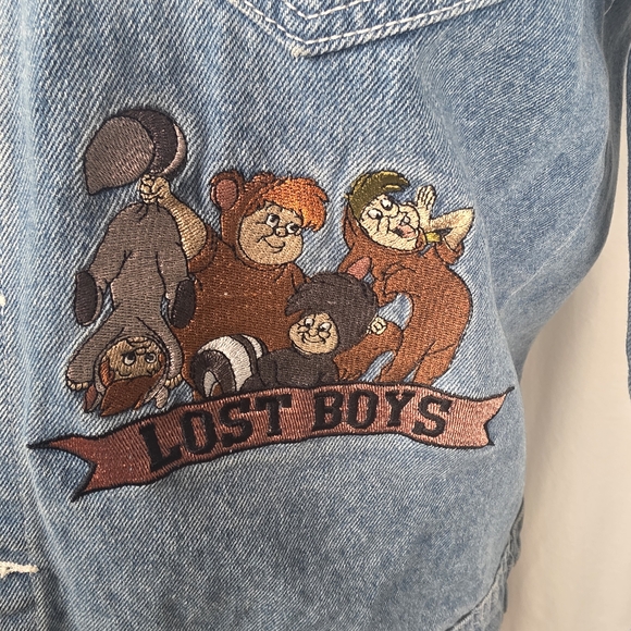 Disney NEVERLAND Collector's Denim Jean Jacket Sz S - Picture 4 of 15